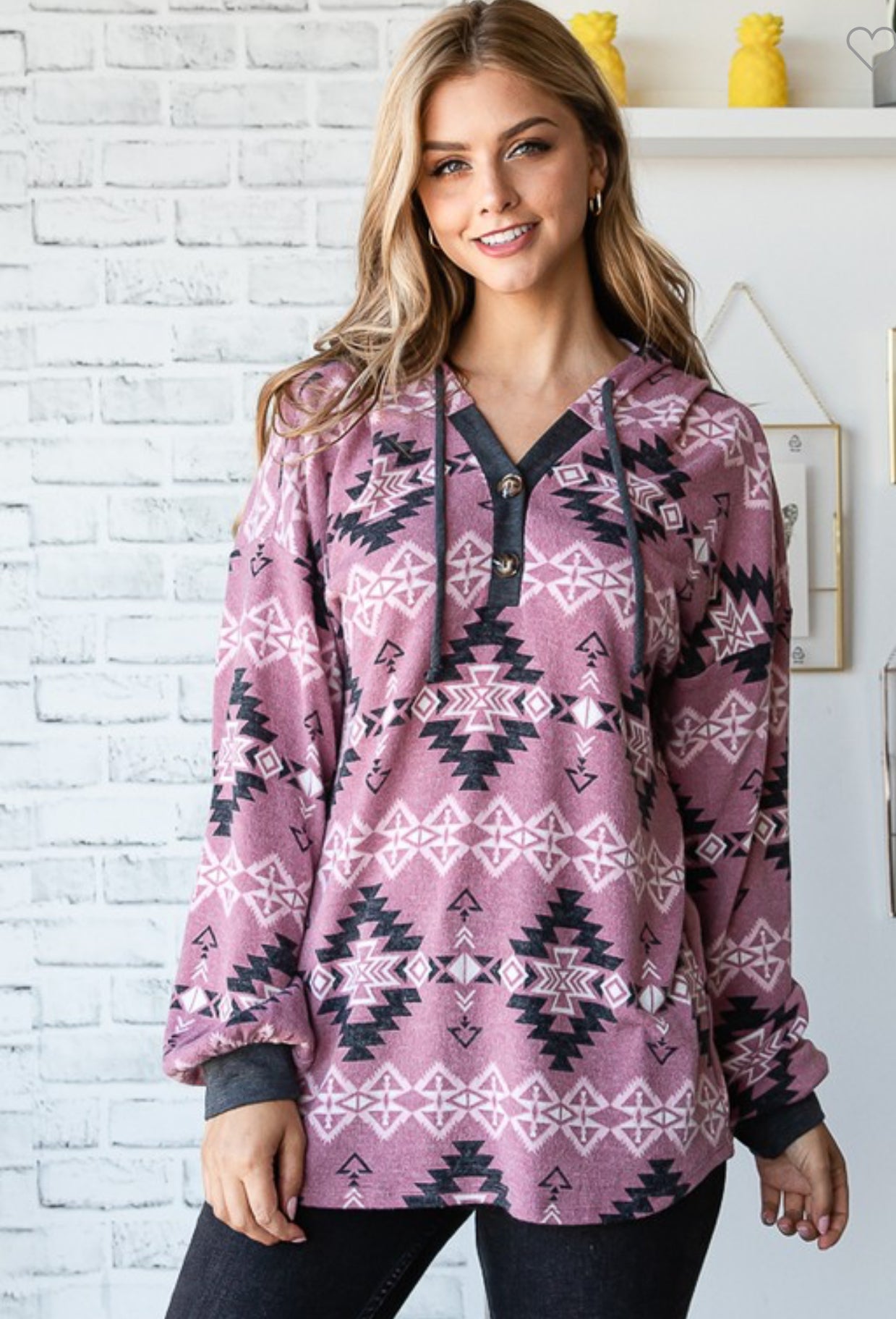 TAKE ME OUT AZTEC HOODIE