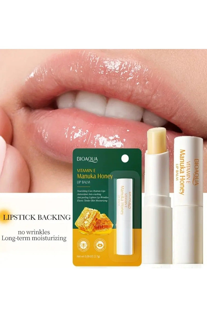VITAMIN E MANUKA HONEY LIP BALM, CASE OF 12