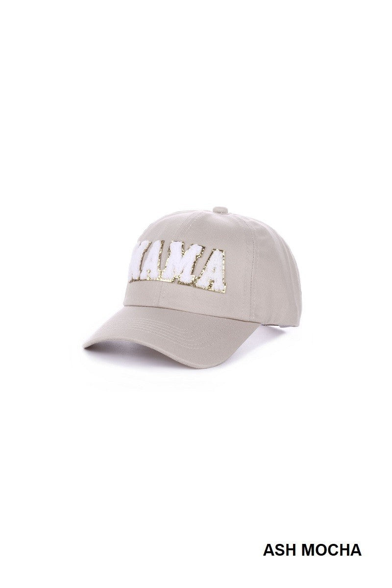 MAMA CHENILLE PATCH BASEBALL CAP HAT