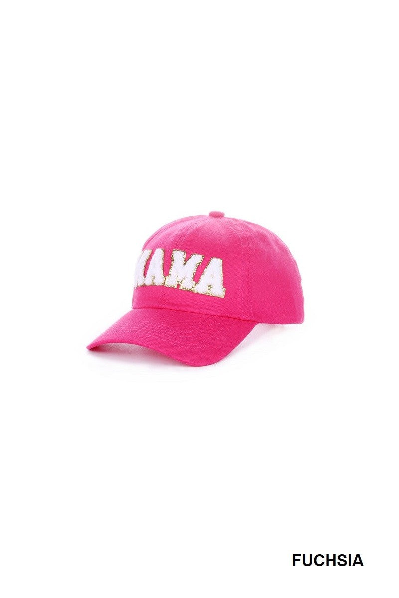 MAMA CHENILLE PATCH BASEBALL CAP HAT