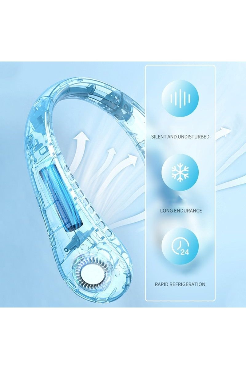 PORTABLE HANDS-FREE BLADELESS NECK FAN