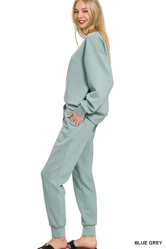 Scuba Crewneck Pullover & Joggers 2 Pieces Set