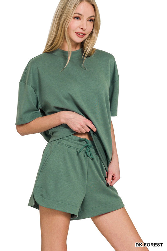 SCUBA SHORT SLEEVE & DOLPHIN SHORTS SET