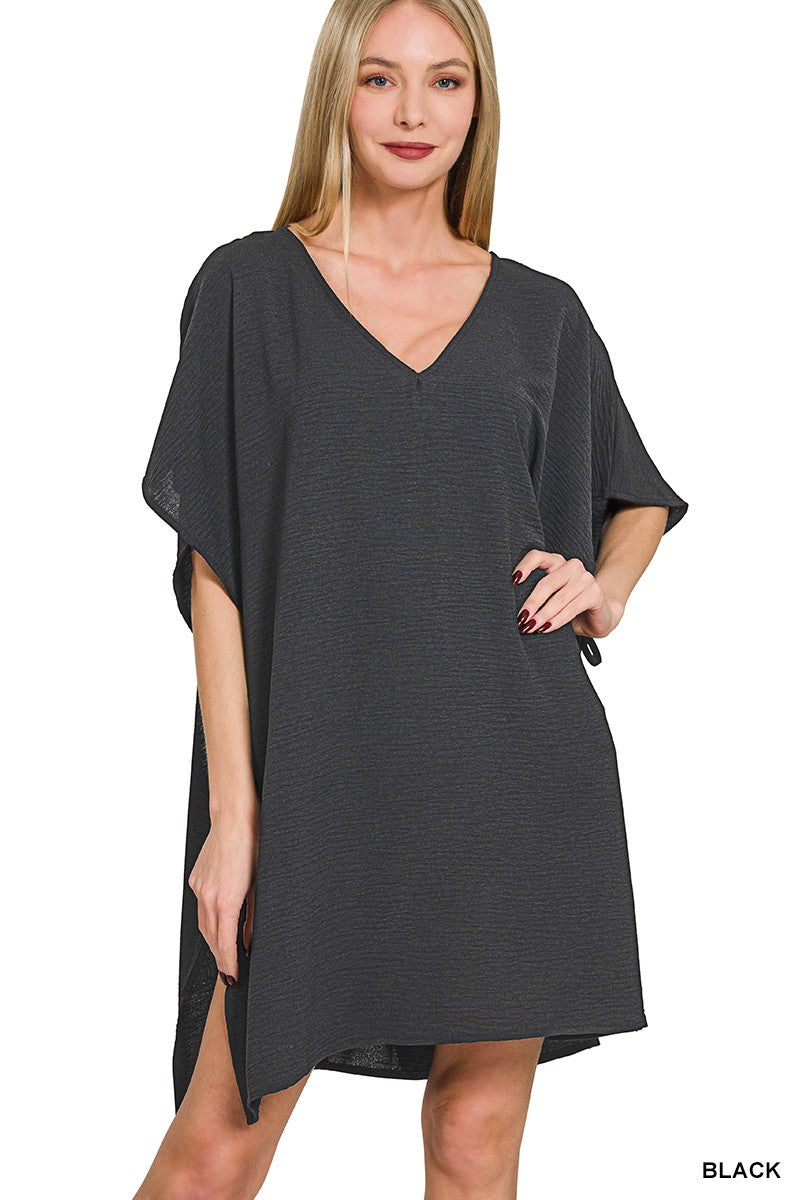 BEACH WOVEN AIR FLOW TIE SIDE COVER UP