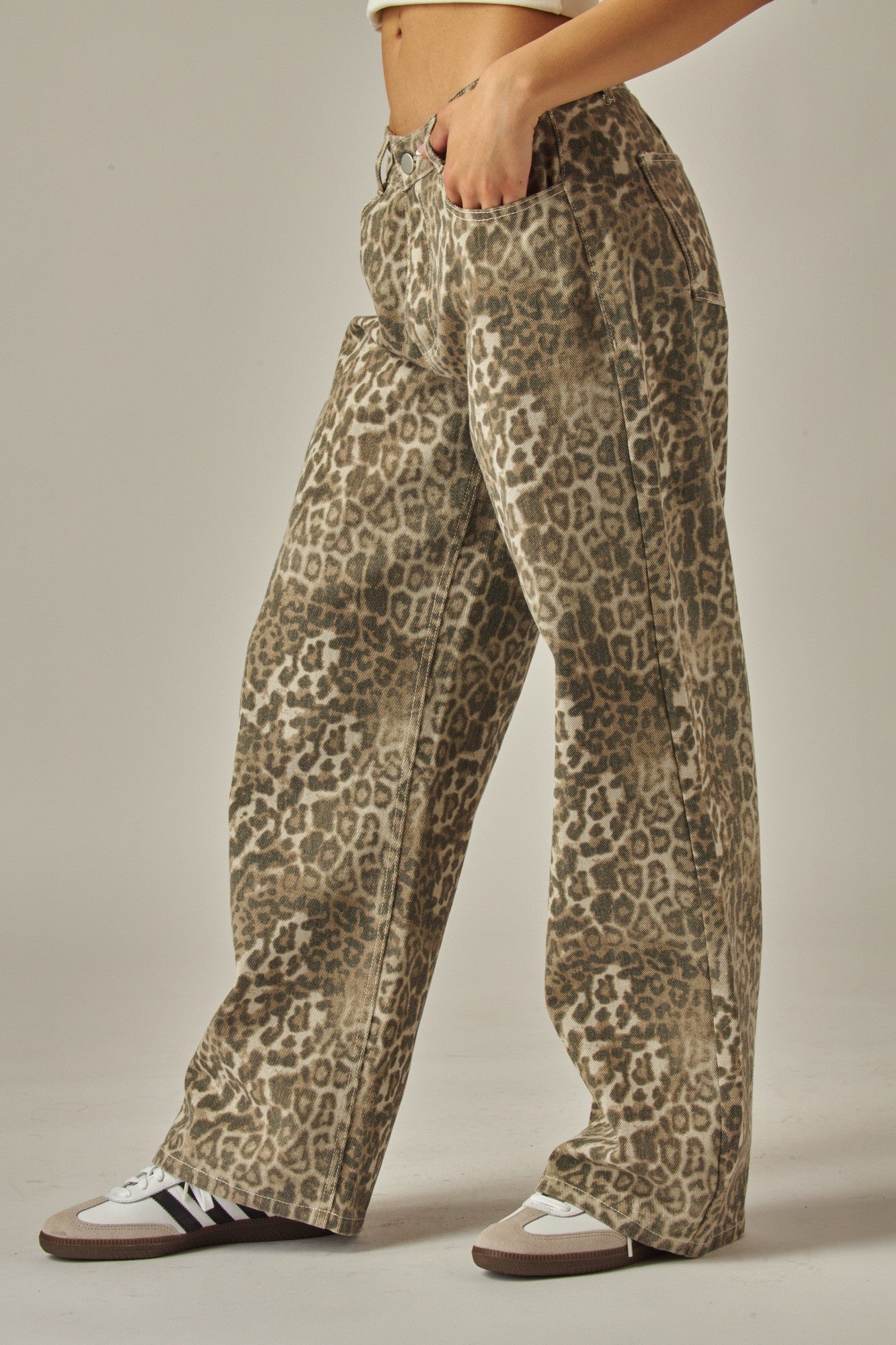 GOT TO HAVE Leopard Fade Colossus Jeans