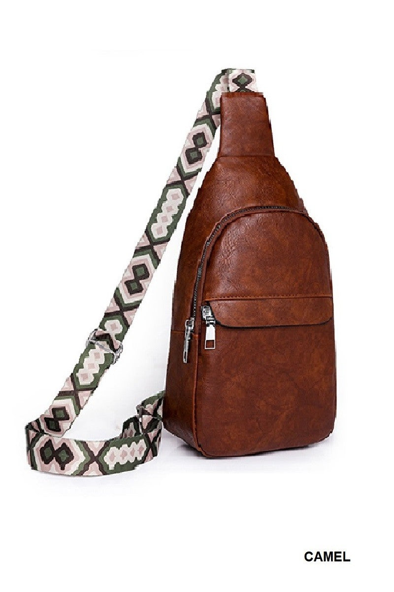 Guitar Strap Crossbody Chest Sling Bag