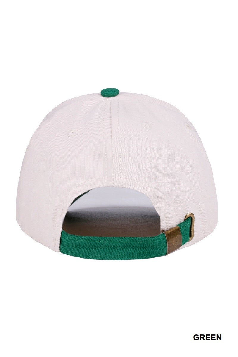 Game Day Two-tone Canvas Cotton Cap