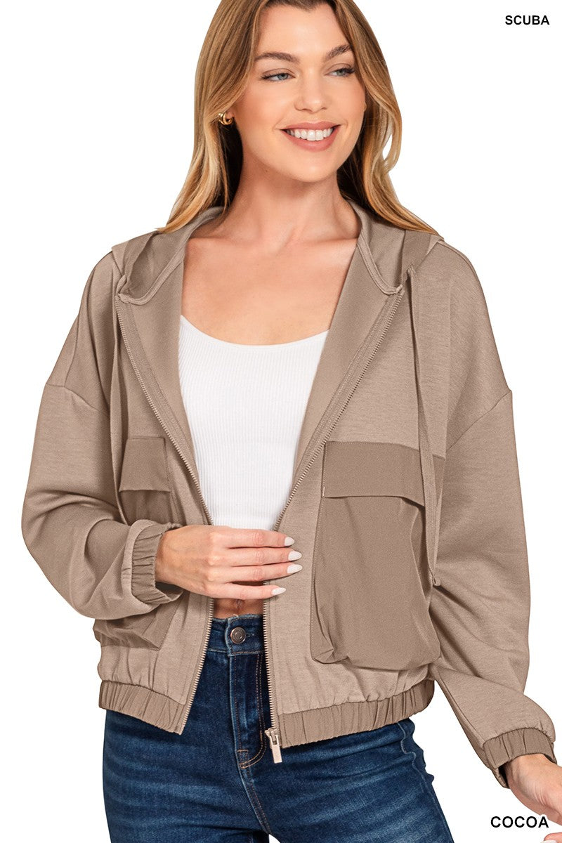 Soft Scuba Full Zip Hoodie Jacket