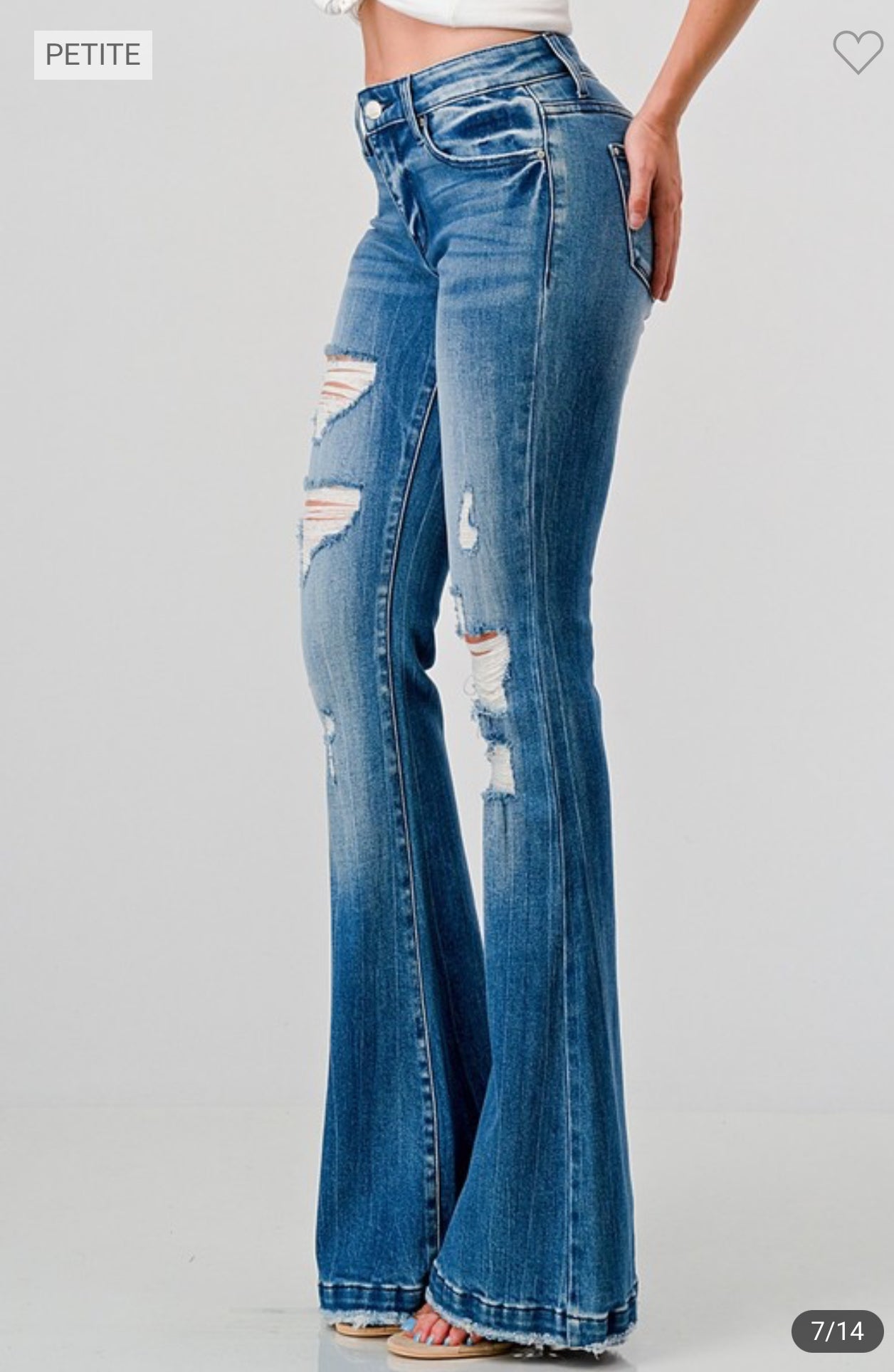JONDA PETITE STRETCH FLARES