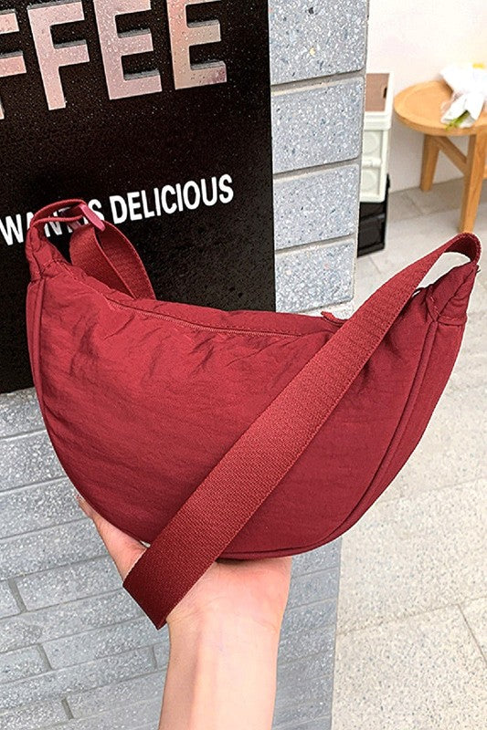 Mini Crescent Crossbody Shoulder Bag