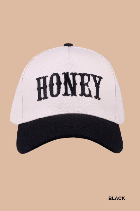 Honey Two-tone Canvas Cotton Cap