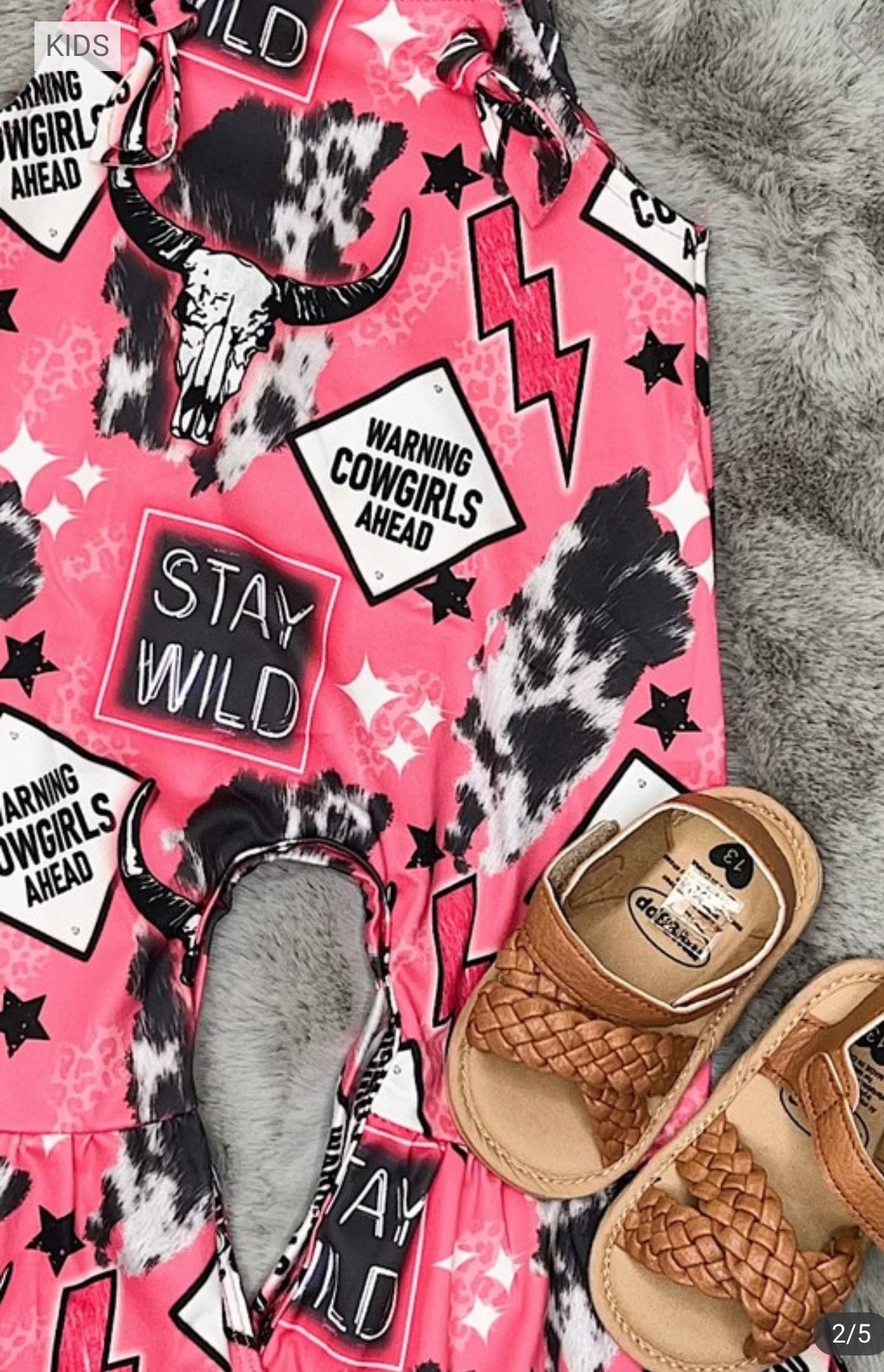 Stay Wild Baby Romper