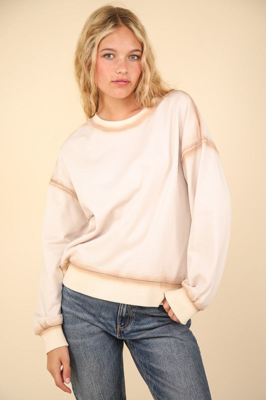 Sprayed Oversized Sweatshirt