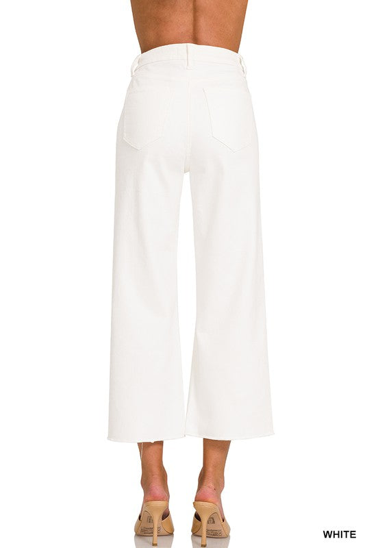 MARCI High-rise cropped denim