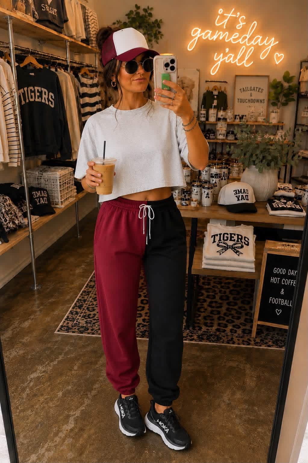 PRE-ORDER 2 TONE SPLIT JOGGERS