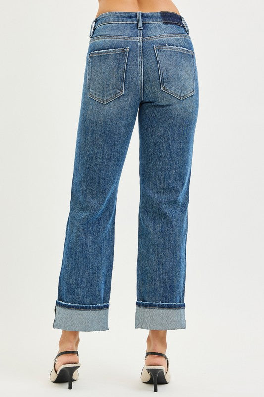 Maylynn 4 Way Stretch Slouchy Straight Jeans
