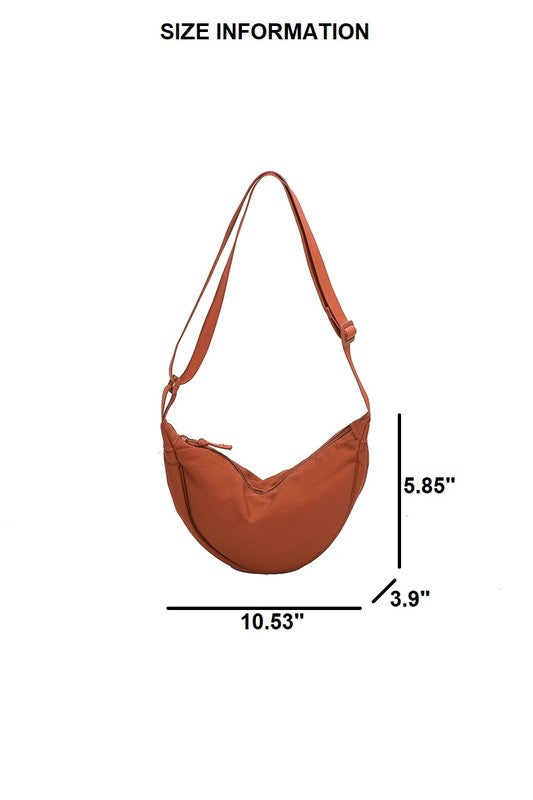 Mini Crescent Crossbody Shoulder Bag