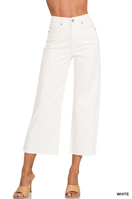 MARCI High-rise cropped denim