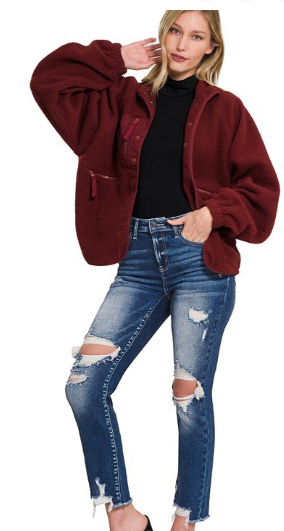 Rhettlee Distressed Ankle Skinny Jeans
