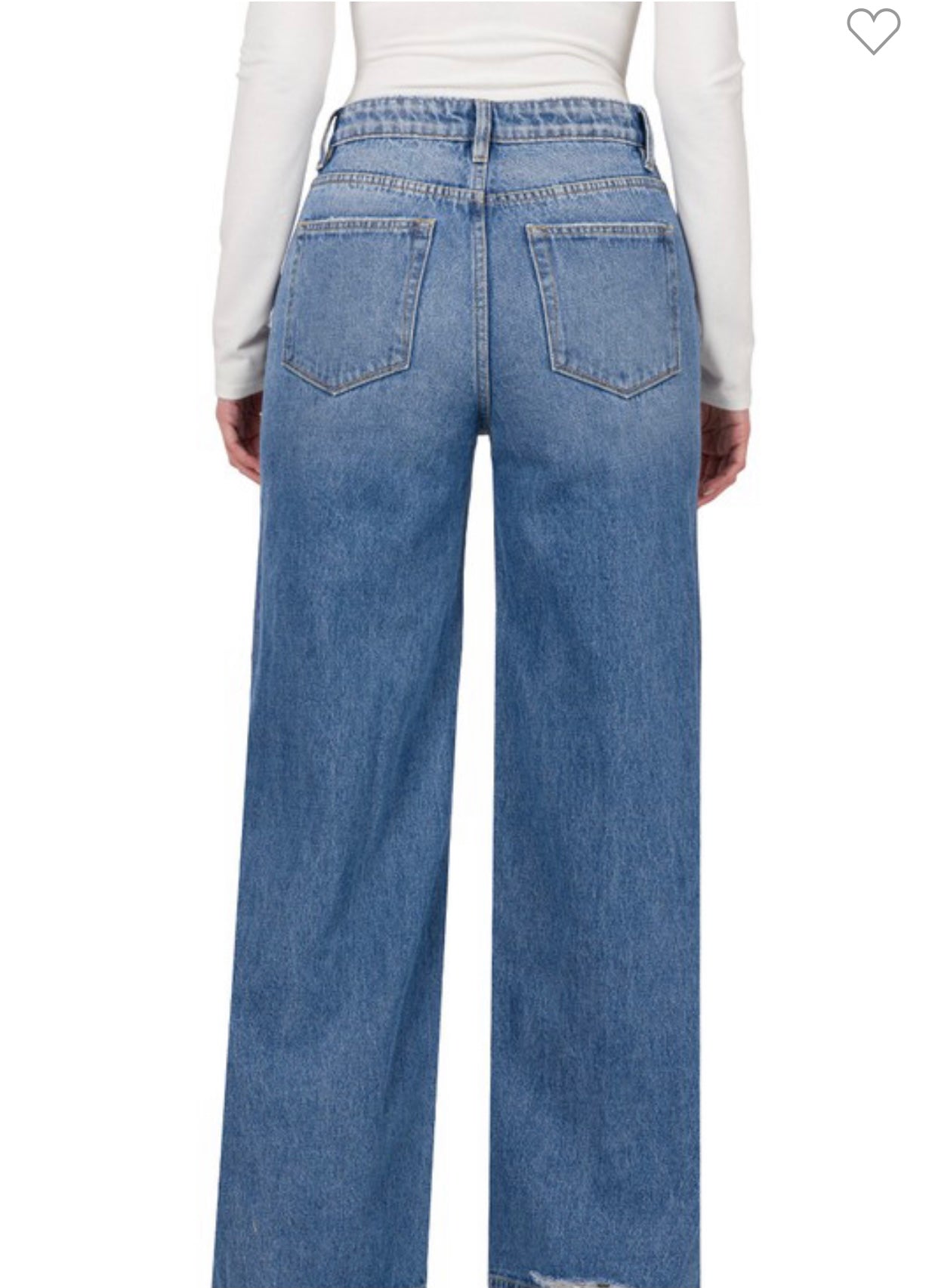 Wide leg Denim