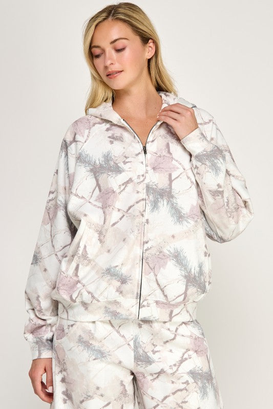 Hint Of Pink Fleece