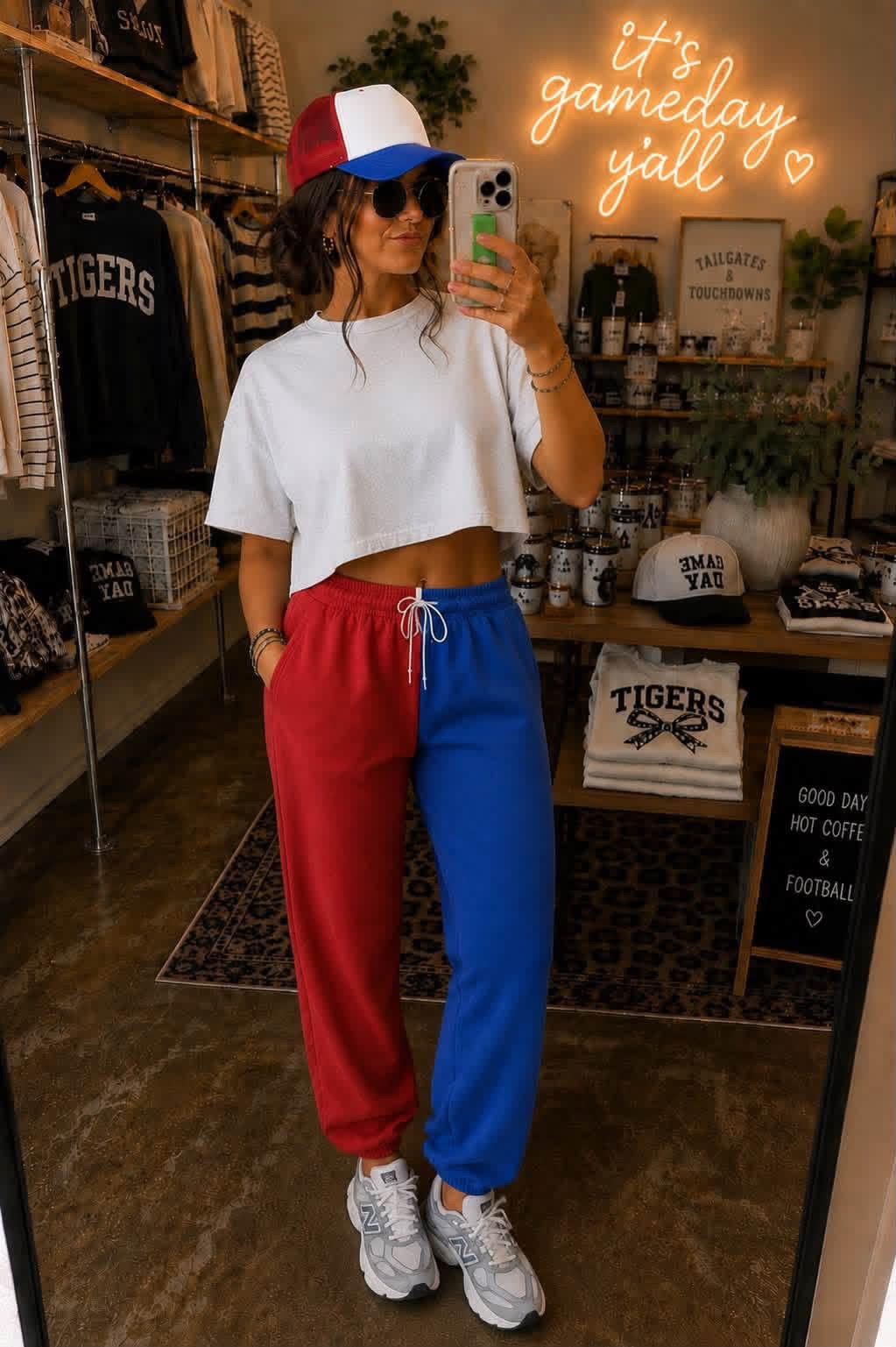 PRE-ORDER 2 TONE SPLIT JOGGERS