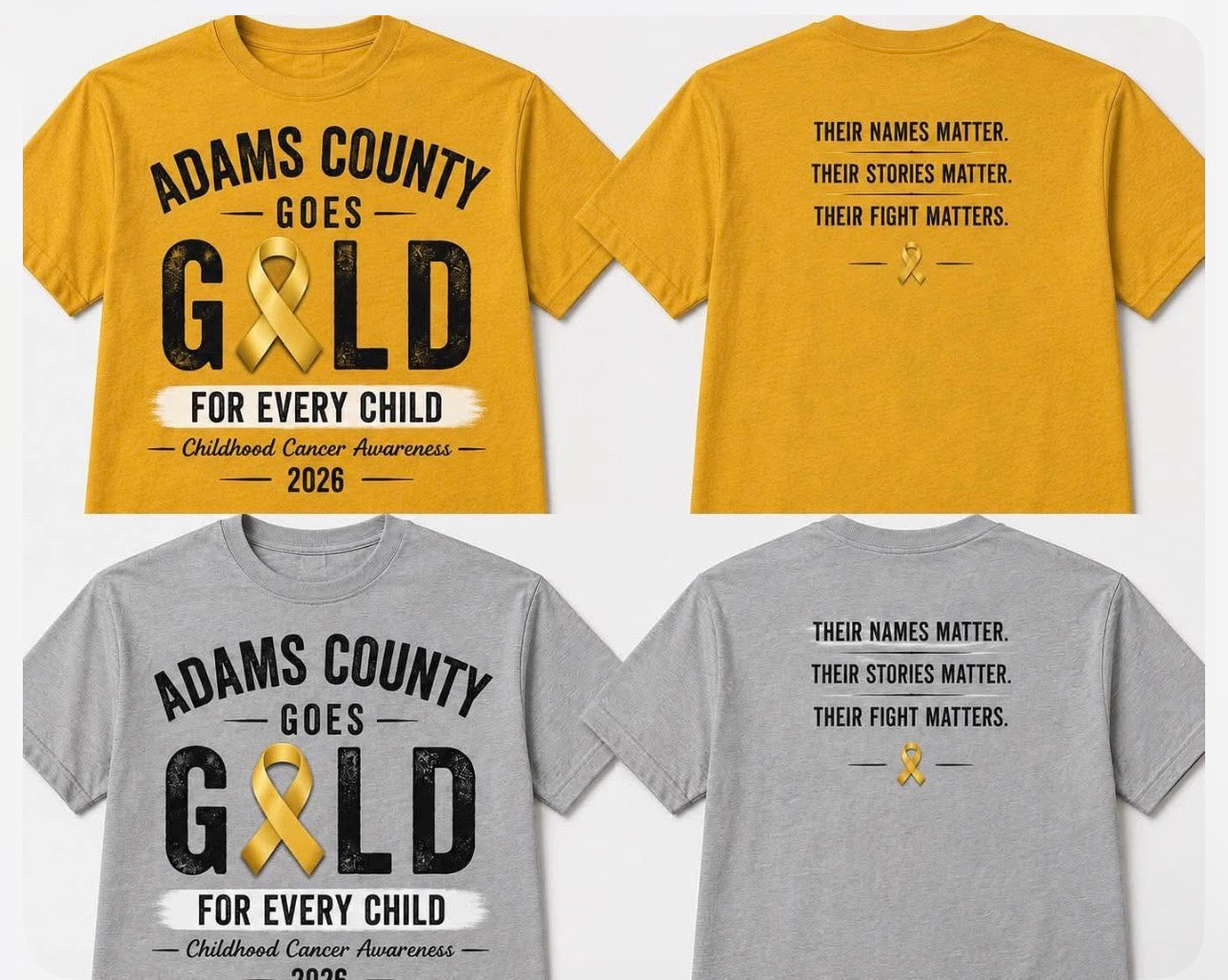ADULT ADAMS COUNTY GOES GOLD