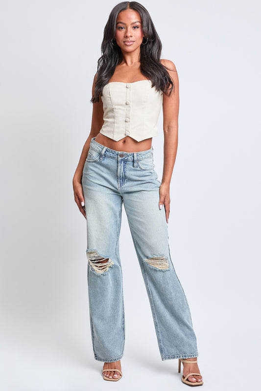 MARGO Junior Relaxed High Rise Wide Leg Rigid JeanS