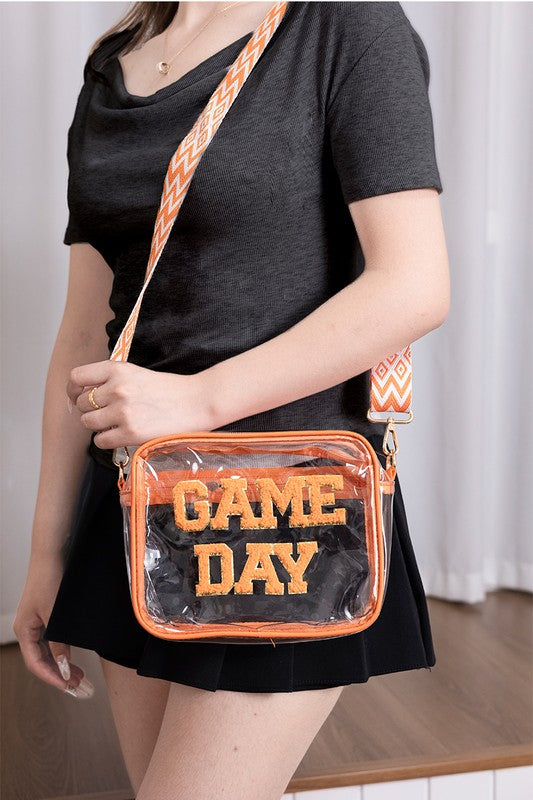 TAKE ME TO THE GAME CLEAR CROSSBODY