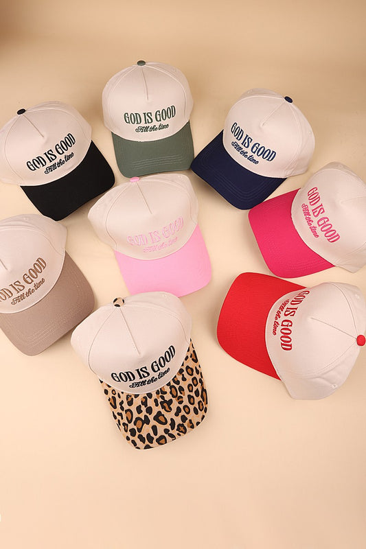 God Is Good All The Time Two-tone Canvas Cap