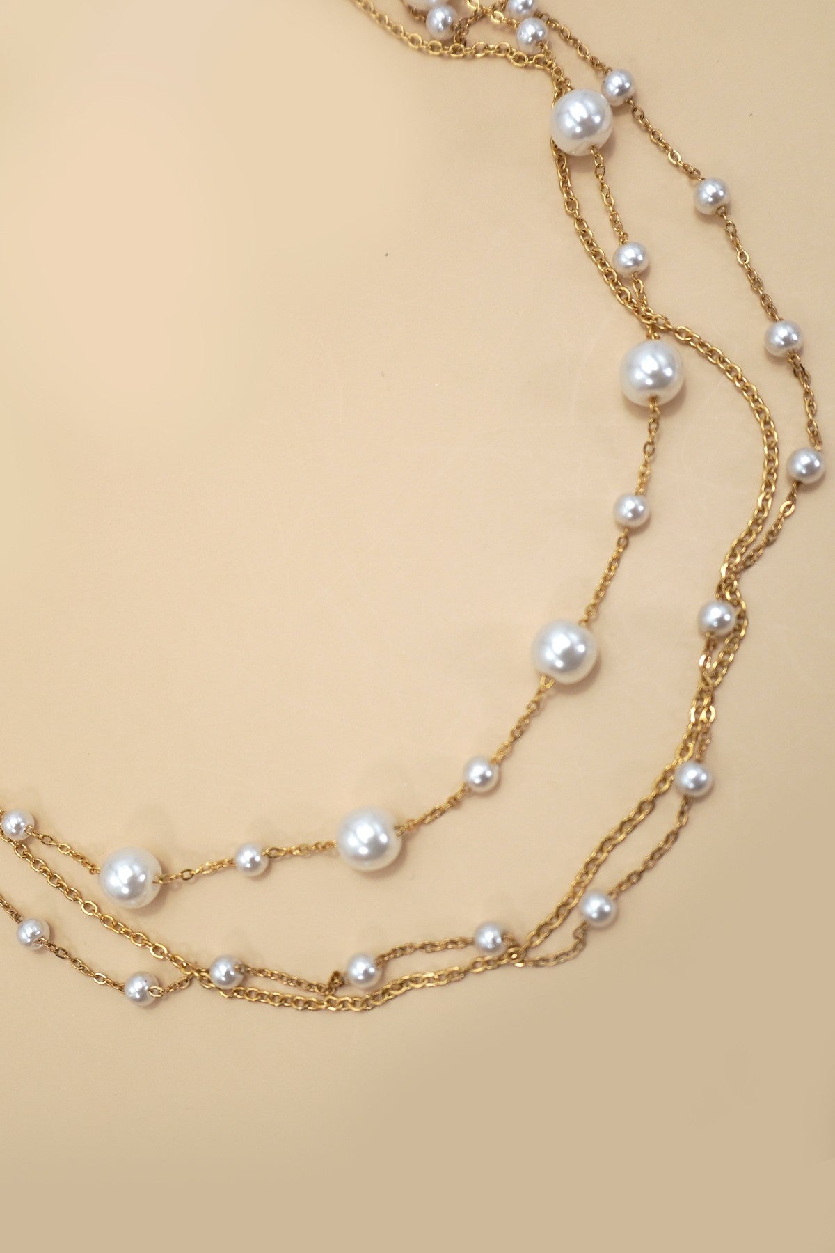 18k Stainless Steel Tarnish Free Layered Necklace