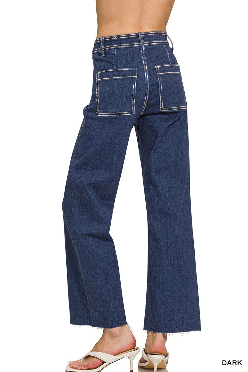 Dark Straight Leg Denim