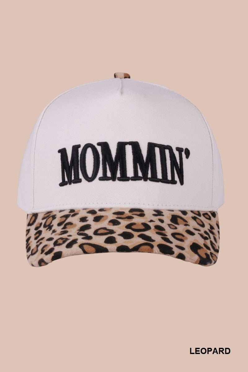 Mommin' Two Tone Canvas Cotton Cap