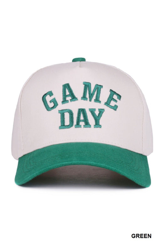 Game Day Two-tone Canvas Cotton Cap