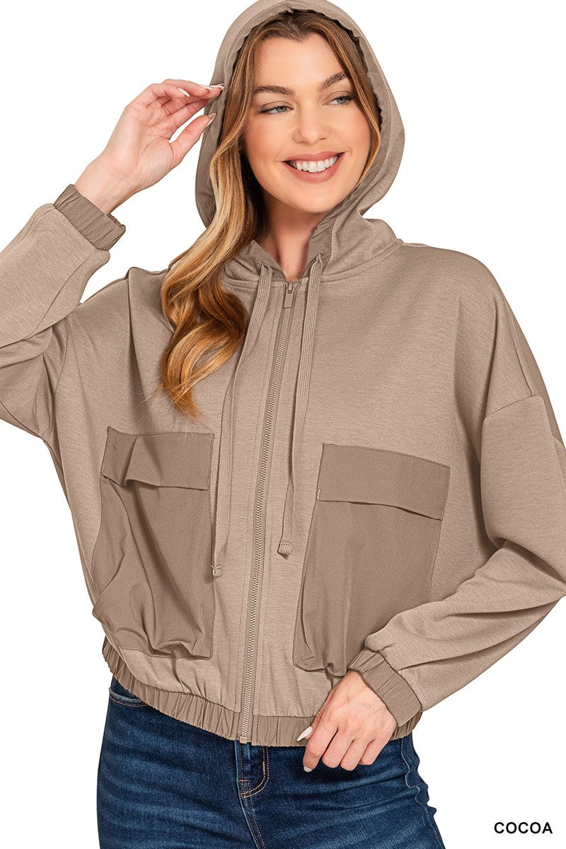 Soft Scuba Full Zip Hoodie Jacket