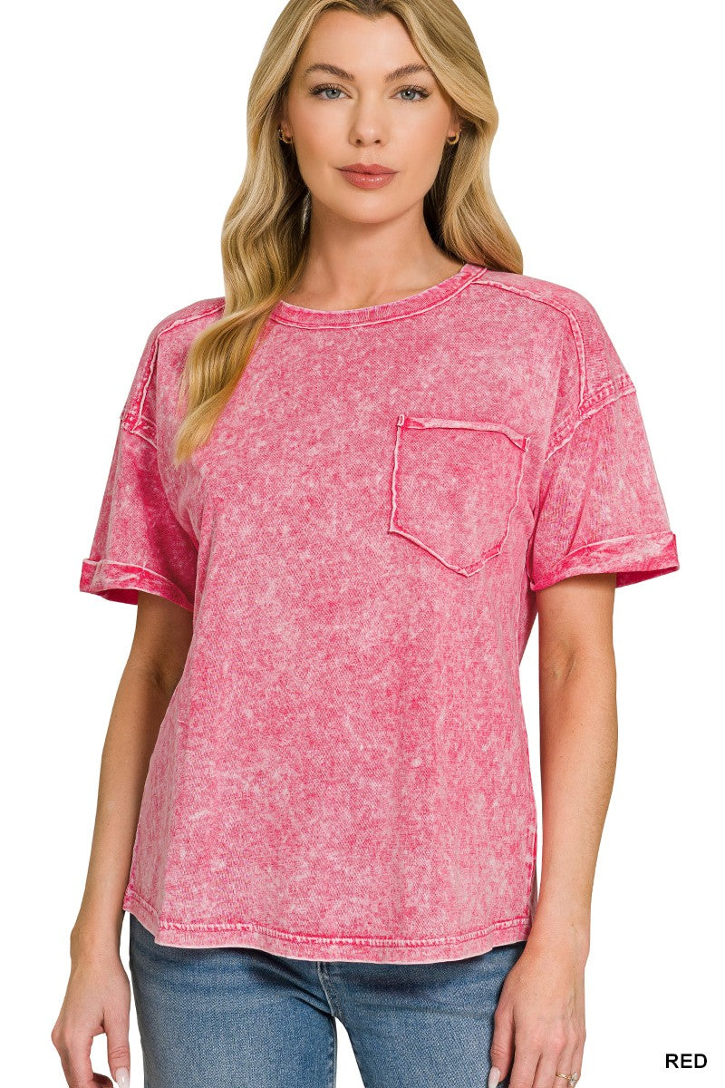 RED Halo Washed Relaxed Fit Tee