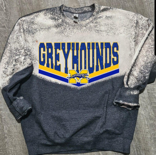 GREYHOUNDS BLEACHED SWEATSHIRT