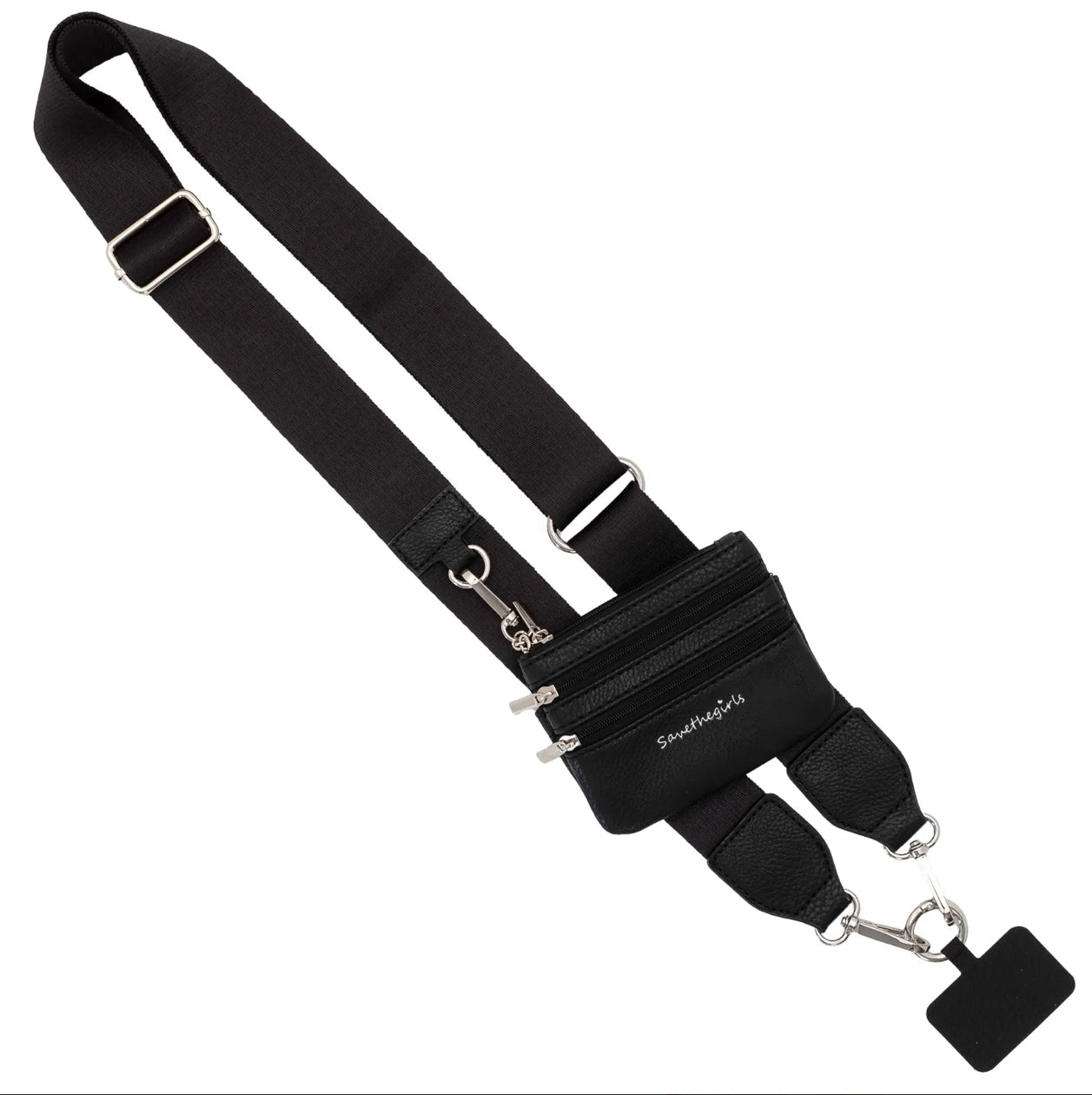 Clip & Go Strap with Zipper Pouch