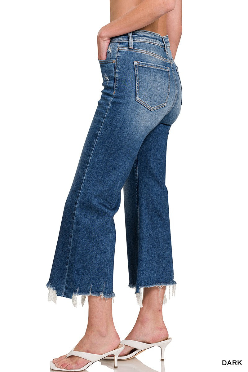 Dylan’s Sister MidRise Raw Hem Jeans