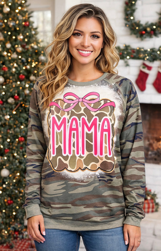 Pink Mama Bow Camo