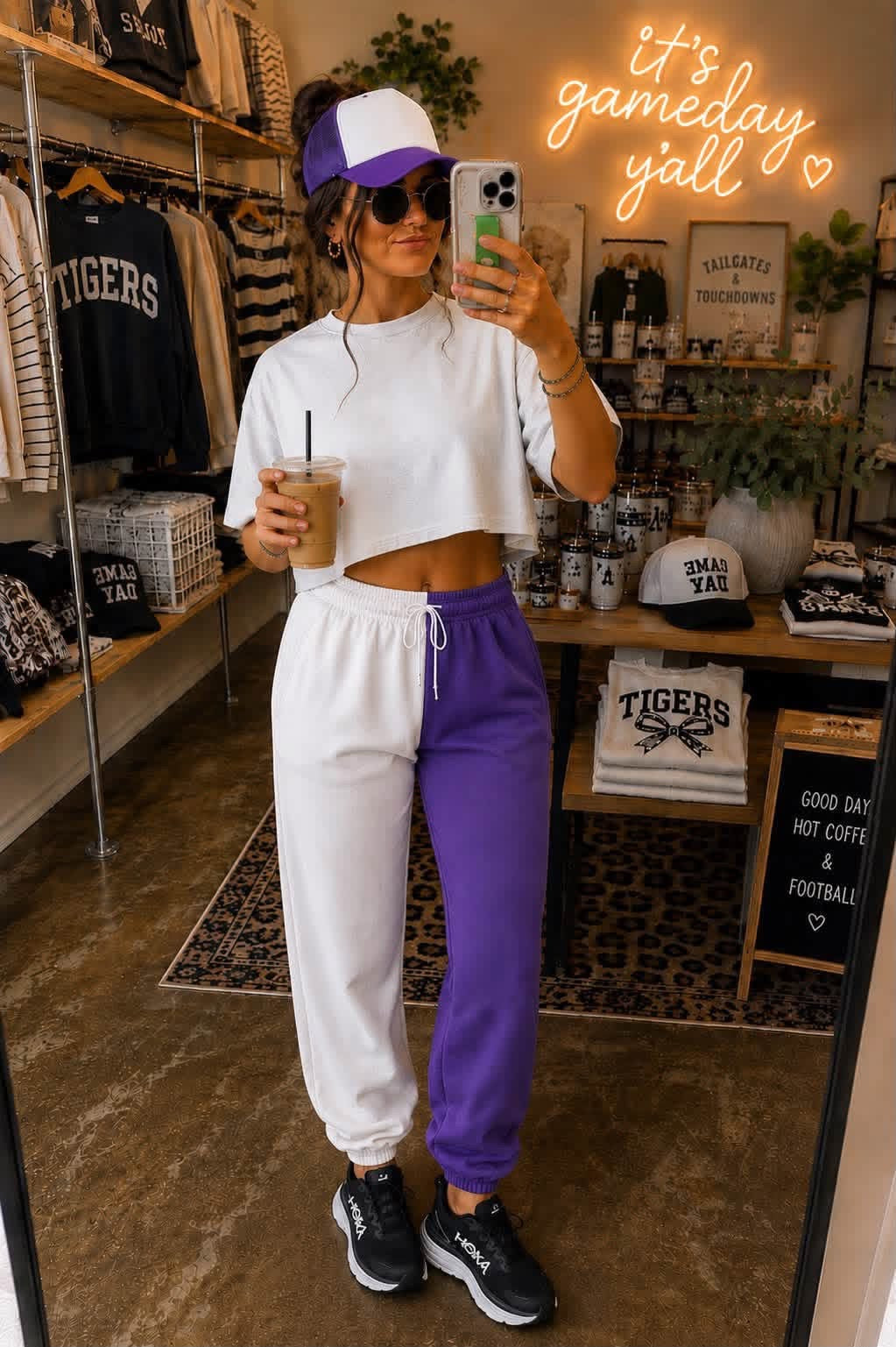 PRE-ORDER 2 TONE SPLIT JOGGERS