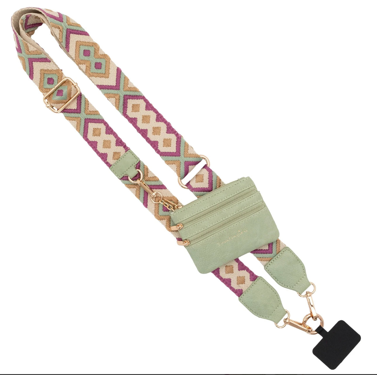 Clip & Go Strap with Zipper Pouch