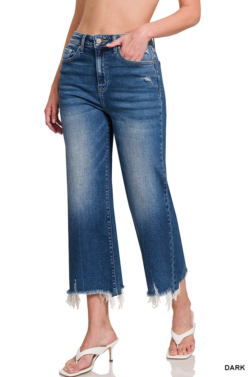 Dylan’s Sister MidRise Raw Hem Jeans