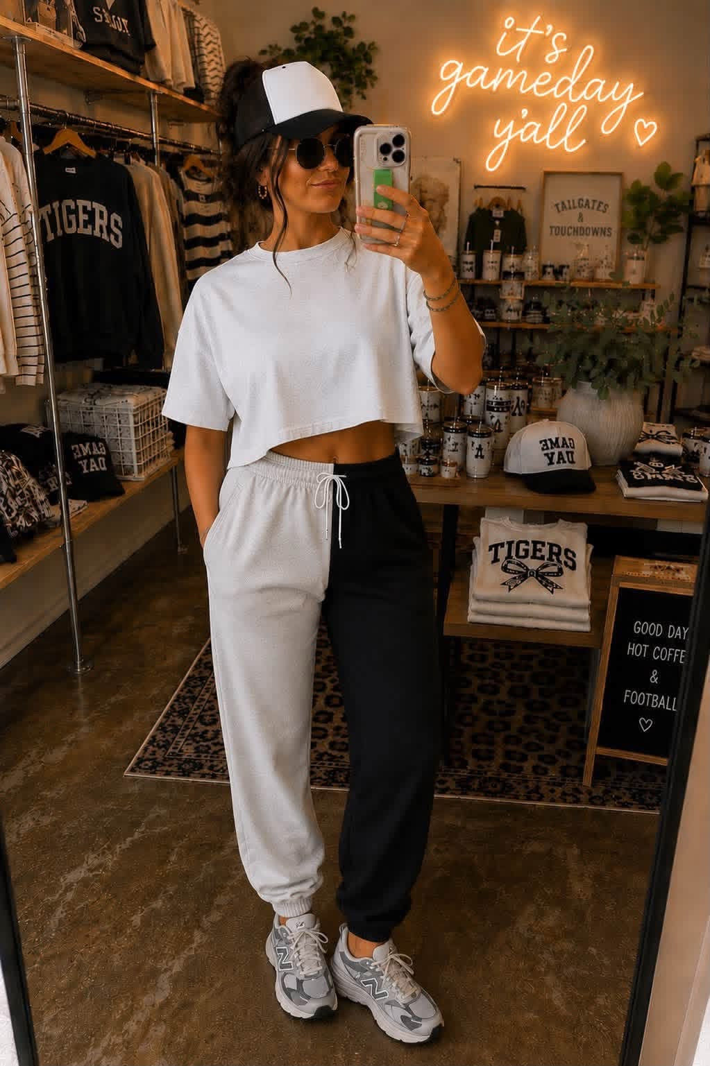 PRE-ORDER 2 TONE SPLIT JOGGERS