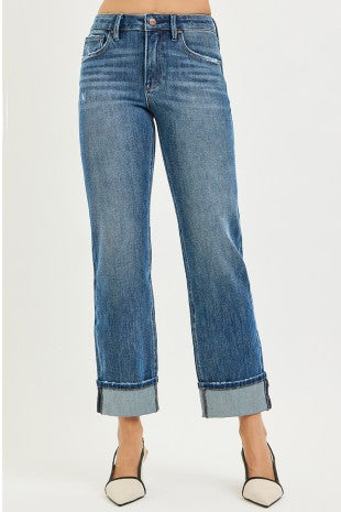 Maylynn 4 Way Stretch Slouchy Straight Jeans