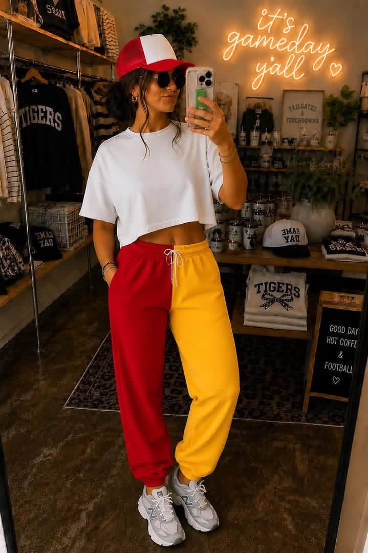 PRE-ORDER 2 TONE SPLIT JOGGERS