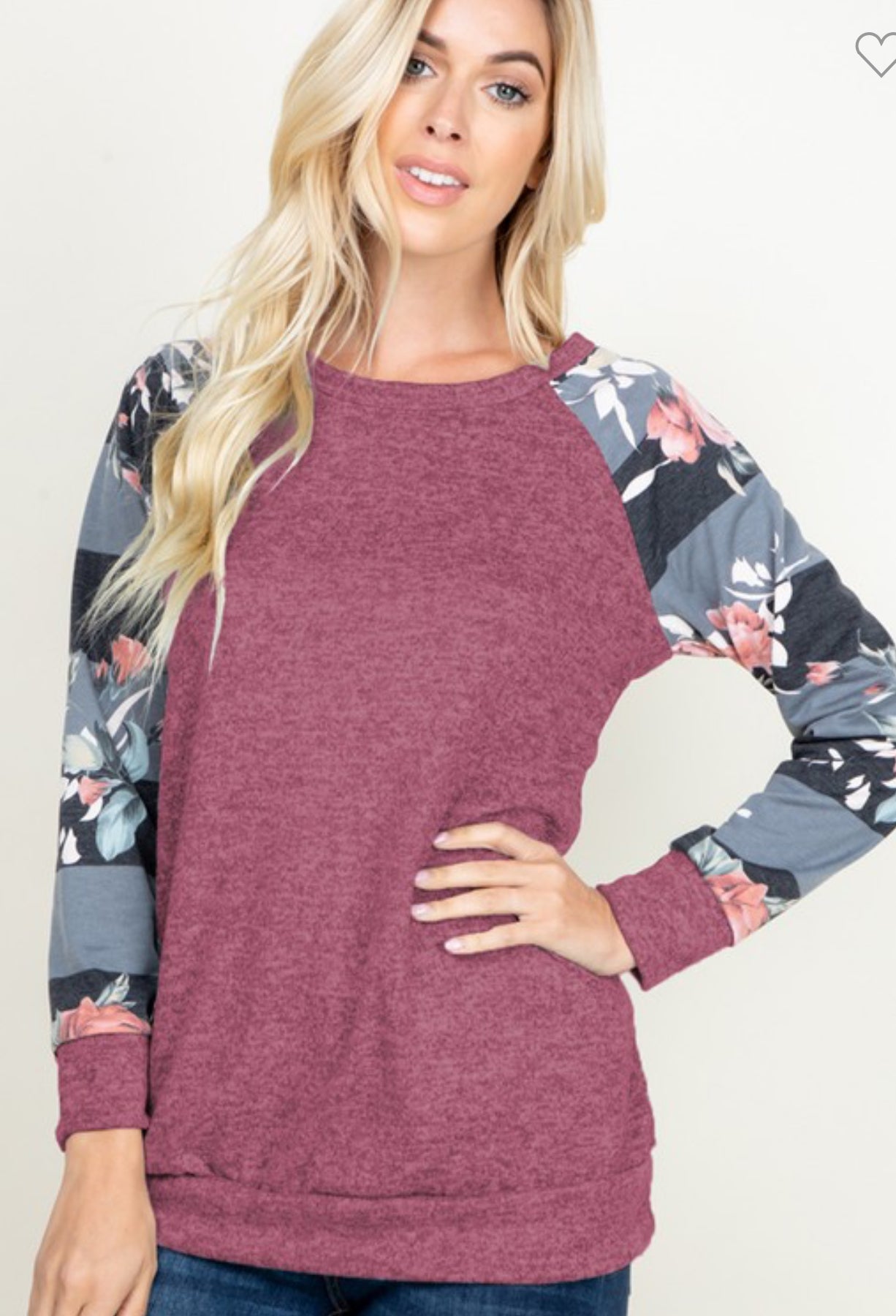 Rewind Floral Print Top