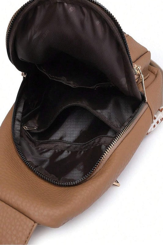 Vegan leather Crossbody sling