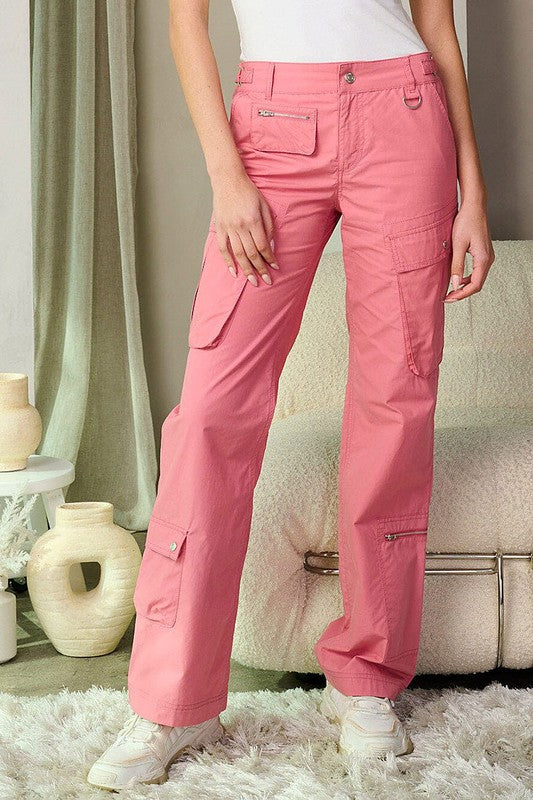 ON THE GO WIDE LEG CARGO PANTS