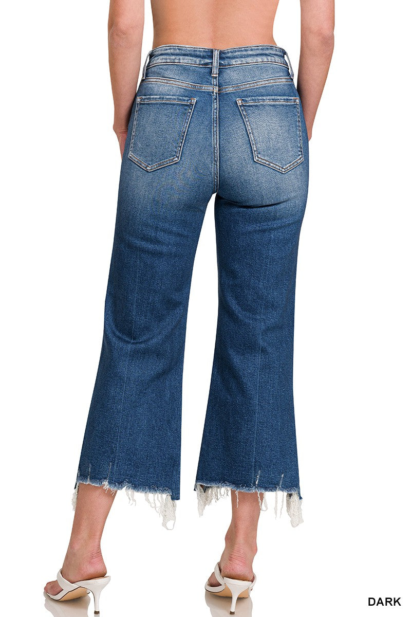 Dylan’s Sister MidRise Raw Hem Jeans